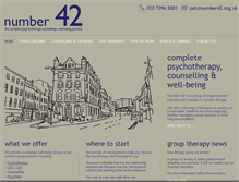 Tablet Screenshot of number42.org.uk